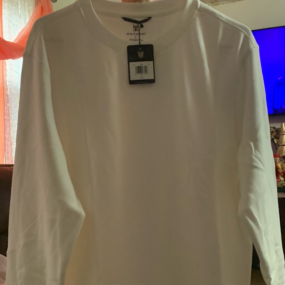 Oxford white long sleeve tee